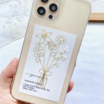 YN-M56,【5.6月のブーケ】,クリアハードケース 全機種対応 iPhone15 iPhone14 iPhone13 iPhone16,