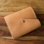 【O様オーダー品】ミニ６ システム手帳 Camel 【Flap】