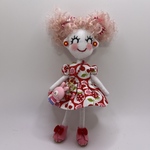 ハンドメイドドールチャーム　バックチャーム　お人形