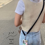パラコード　スマホショルダー　ブラック