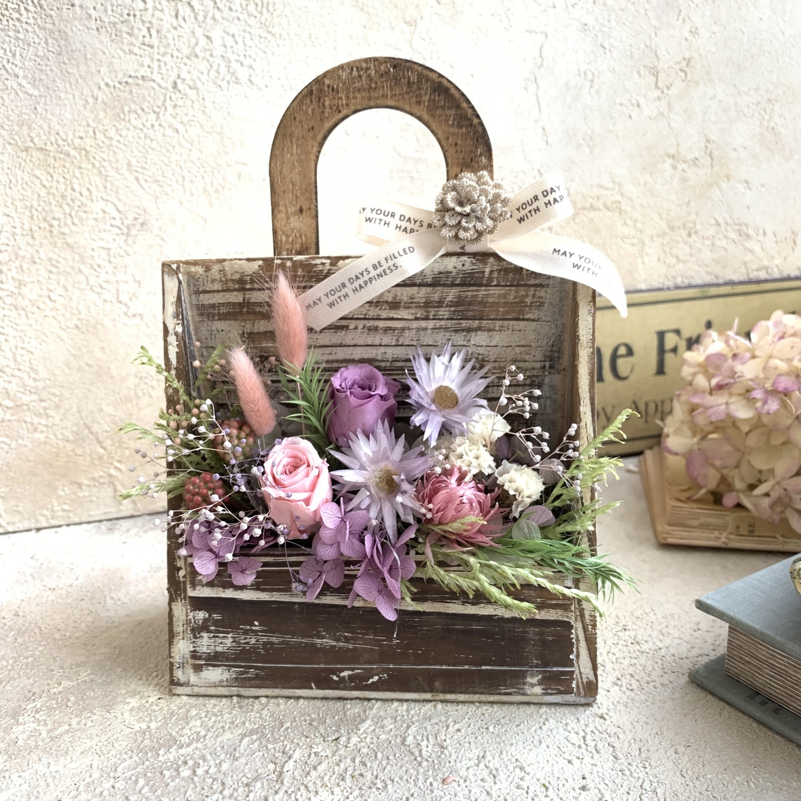 HANDMADE プリザーブドフラワー アレンジメント 母の日 ウッドショッパー HANDMADE プリザーブドフラワー アレンジメント 母の日 ウッド