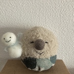 くんたまさん（てるてる坊主さん付き）millefiori