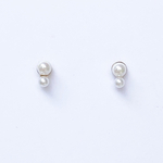 《極小》パール&パールピアス／樹脂イヤリング