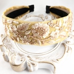 全品1000円🎉 10/15まで ☆インド刺繍リボン カチューシャ　No.167