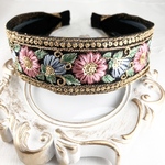 全品1000円🎉 10/15まで ☆インド刺繍リボン カチューシャ　No.168