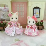 シルバニアファミリー＊女の子のお洋服＊ピンク