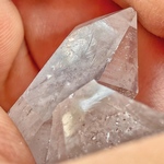 レコードキーパー/ ダブルターミネーテッド（両剣水晶)/ イシス/ レムリアンシード S00521 天然無研磨 クォーツ パワーストーン