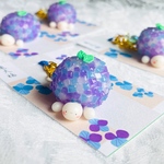 梅雨限定 亀大福 / 送料込 紫陽花 キーホルダー 数量限定
