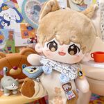 20cm 無属性 ぬいぐるみ 着せ替えぬいぐるみ 財財 獣耳付け男の子 綿人形 コットンドール キャラクターぬいぐるみ