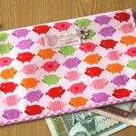 【送料無料】通帳ケース☆ぶたさん④