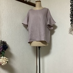 リネン　フリル袖　ブラウス💕