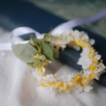 ᴺᴱᵂ𖤐小さなお花のかんむり💛yellow (カチューシャ、つけ襟、花かんむり)