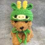 2024年辰年🐲タツの帽子❤️小型犬用帽子・猫用帽子