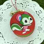 レトロアニマルのマカロンポーチ☆４ｃｍ