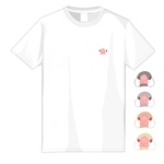 文鳥さんのお顔Tシャツ