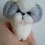 羊毛ﾌｪﾙﾄ☆ｼｰｽﾞｰ子犬