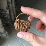 ミニチュア　アンティークパニエ
