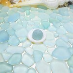 「SEASEA0606さま」専用　海辺の輝き　淡いブルー系色極小・小型サイズ大盛特Ｂクラス（シーグラス）