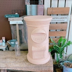 SALE！再入荷♡大きめフラワースタンド！ポスト型陶器♡おしゃれなガーデン雑貨！ナチュラルガーデンにも