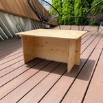 試作品　　木製組み立て式　テーブル　ハンドメイド　(送料無料）