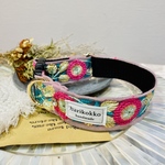 〈No.15〉No.11番の新色です💓オーダー首輪/刺繍リボン/首輪/リード/ハーネス/ハーフチョーク/ショルダーリード/ペットグッズ/