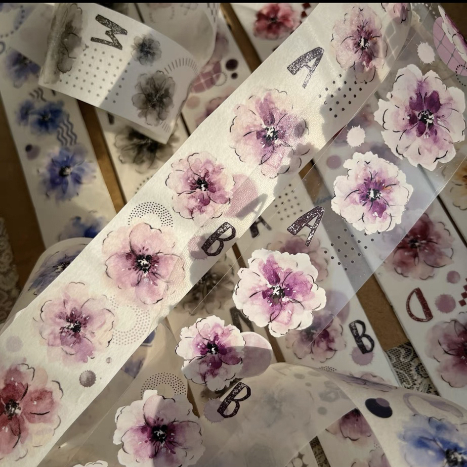 1ループ切り売り✂️ 海外PETマスキングテープ 【小碎花】 - cou sweet