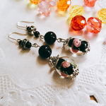 とんぼ玉ピアス