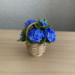 17  紫陽花　花かご　
