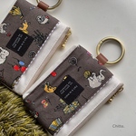 ポケットが主役の帆布ミニポーチ　circus