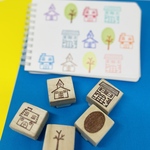 【送料込み】小さな町はんこ5個セット