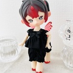 アンティーユ　「夢のようなお茶会」ボディ専用　かぼちゃパンツキャミソールセット　ブラック