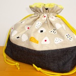 洗える♪保冷保温☆お弁当袋（おにぎり🍙）