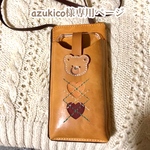 《azukico様専用ページ》クマさん🧸本革ウォレットショルダー♡