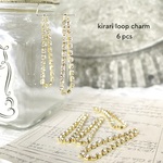 ６pcs★ charm・kirari loop（ループチャーム）