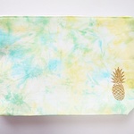 手染め　 ポーチ　"Pineapple"