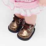 ぬいぐるみ用靴　ソランちゃん用靴　メルちゃん足のサイズ　BJDドール用シューズ 1足　茶色