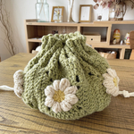 グラニースクエア　デイジー　巾着バック