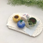 ちりめん　夏の和菓子　涼