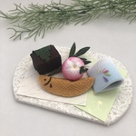 ちりめん　夏の和菓子　華