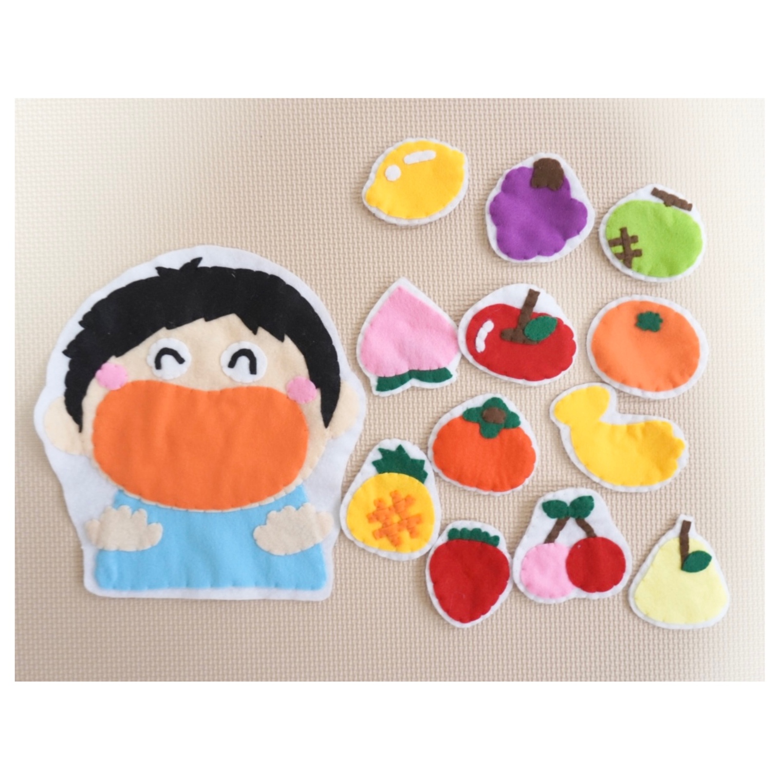 手作り✳︎食育おもちゃ✳︎フェルトおもちゃ - Pear 8 | minne byGMO