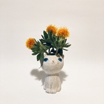 ねこ花瓶　ぽんちゃん
