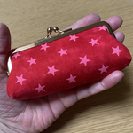 がま口　がま口財布　星　ドクロ　スカル