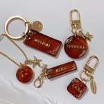 【名入れ/文字入れオーダー】べっ甲チャーム（選べる追加チャーム付き）