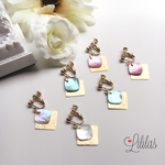 ❁シェルゴールドスクエアpierce・earring❁