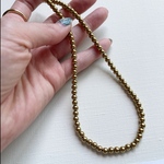 14kgf*gold Grainy necklace*