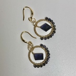 アイオライトピアス＊金属アレルギー対応