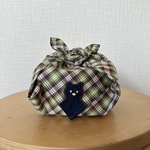 くまさんのお弁当包み（抹茶色）