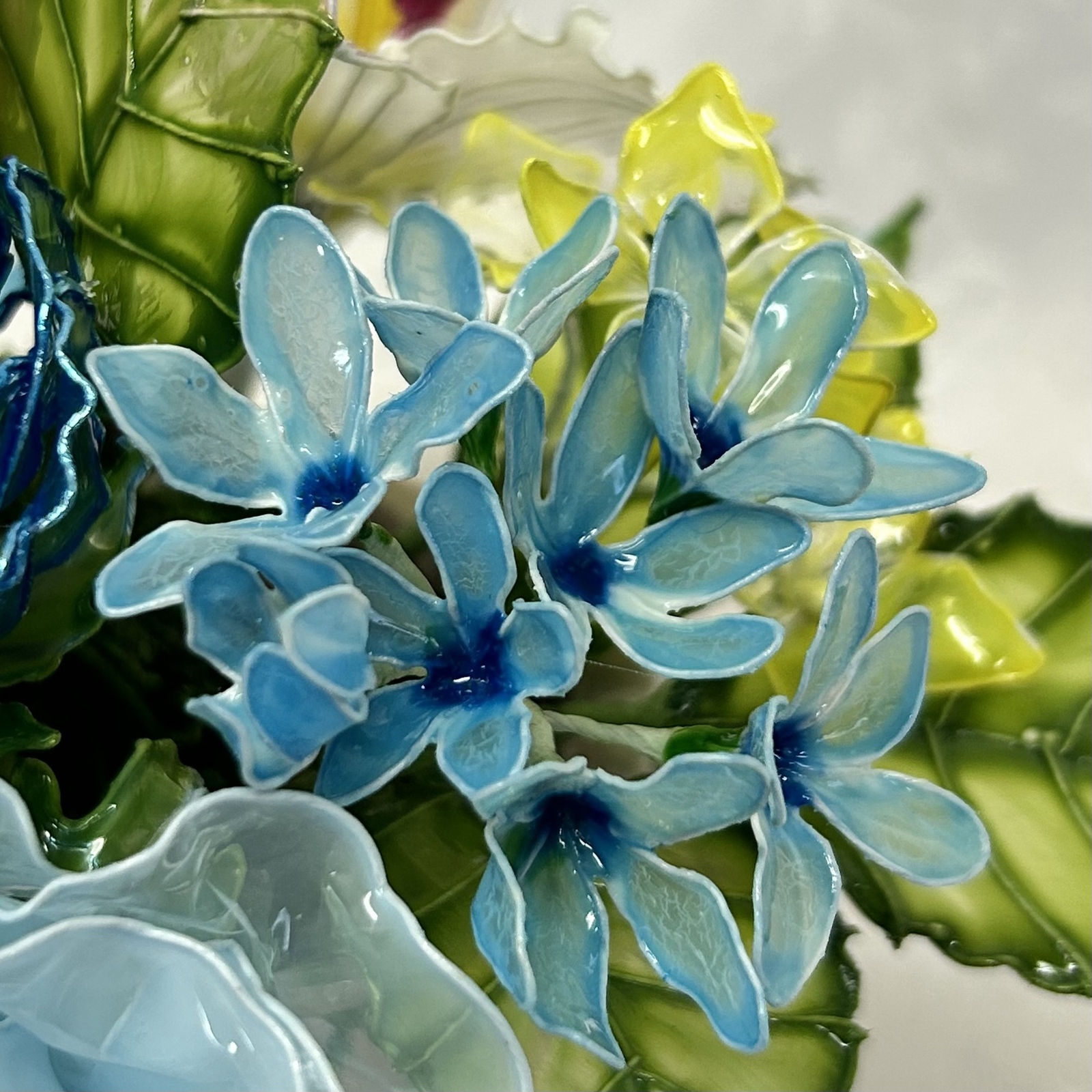 アメリカンフラワー ディップフラワー アートフラワー カトレアと薔薇