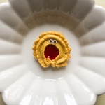 おばけクッキーのブローチ　プレーンタイプ
