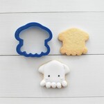まんまるイカ【縦4cm】クッキー型・クッキーカッター